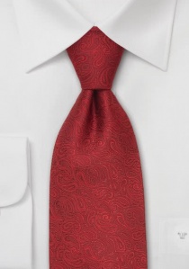 XXL stropdas rood