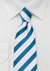 stropdas strepen blauw wit