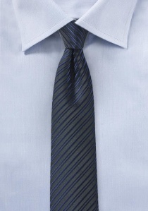 Zakelijke stropdas slank strepenstructuur