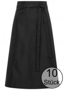 Lange schorten in zwart (pak van 10)
