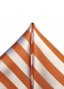 Decoratieve sjaal blok strepen parel wit koper