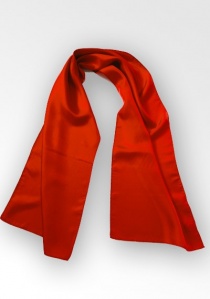Dames sjaal zijde aardbei rood