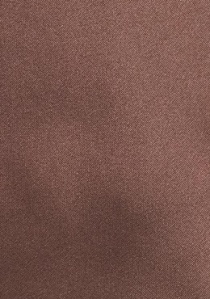 Mikrofaser-Krawatte monochrom Braun