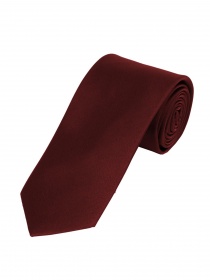 Smalle stropdas effen bordeaux rood