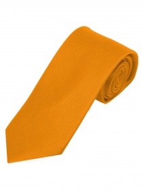 Smalle stropdas effen oranje
