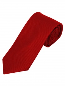 Smalle stropdas effen rood