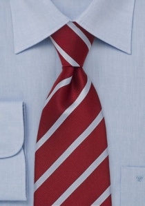 XXL stropdas blauw rood