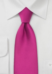 Zijden clip stropdas roze