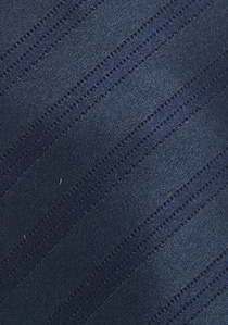 Herenstropdas donkerblauw met Italiaans design