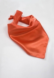 Damessjaal oranje rood microfiber