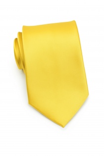 Herenstropdas en decoratieve sjaal in set - geel