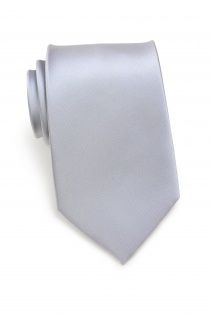 stropdas Moulins in een koel zilver