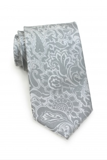 Samenstelling zakelijke stropdas en pochet paisley
