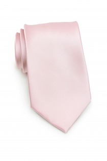 Opvallende roze microfiber stropdas