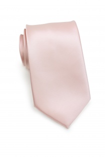 Set stropdassen en pochetten - lichtroze