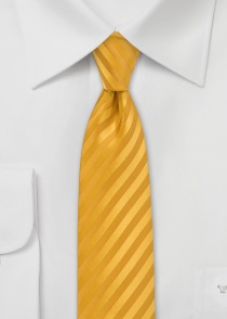 Granada smalle stropdas in geel