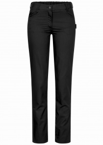 Zwarte dames jeans met elastische tailleband
