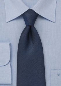 Krawatte monochrom dunkelblau