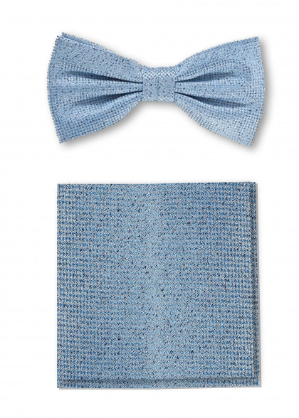 Set vlinderdas aus dem gleichen Stoff und Farbe