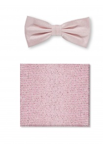 Set Mens Strik Decoratieve Sjaal Blush Pink