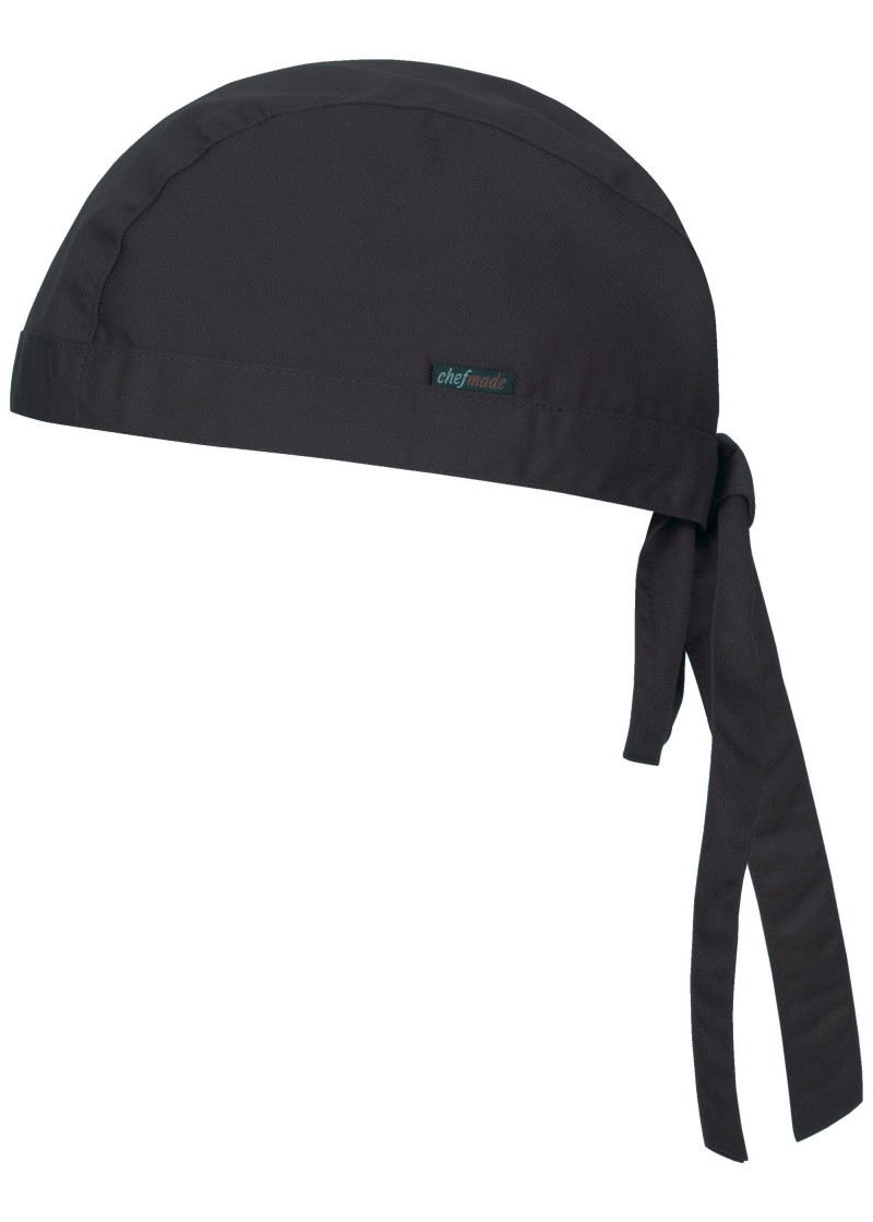 Bandana koksmuts van chefmade (zwart)