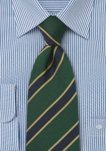 XXL stropdas groen zwart geel