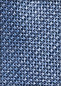 Modieuze zijden stropdas mesh look hemelsblauw