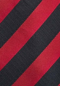 Clip stropdas rood zwart