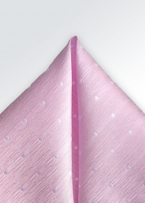 Zakdoek roze gespikkelde stippen