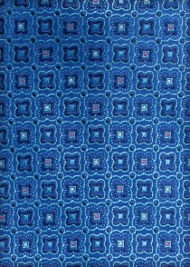 Zakdoek geometrisch ontwerp hemelsblauw