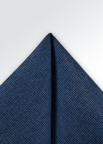 Decoratieve sjaal zijde katoen donkerblauw