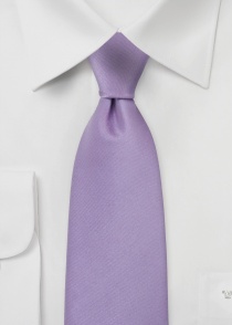 Uni kleurige stropdas licht paars