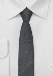Party stropdas smal van vorm donkerblauw