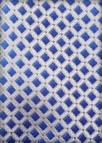 Zakdoek structuur patroon blauw