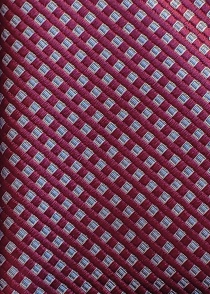 Cavalier Sjaal Structuurpatroon bordeaux rood