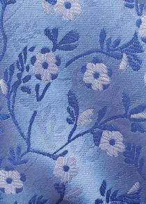 Cavalier doek bloemen duif blauw