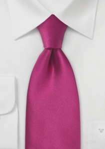 Zakelijke stropdas satijn donkerroze