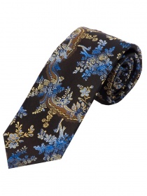 Modische Krawatte Rankenmuster farbenfroh