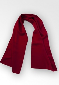 Dames sjaal zijde sherry rood