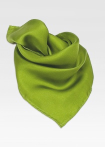 Dames sjaal zijdejacht groen monochroom