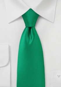 Effen groene stropdas