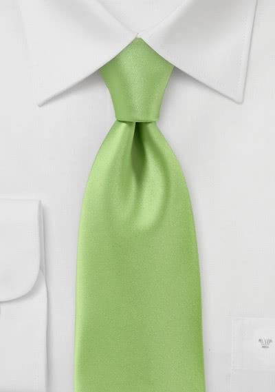 Effen fel groene stropdas