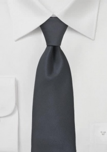 Krawatte anthrazit Clip