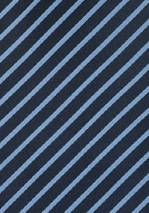 XXL stropdas Dignity lichtblauw marineblauw