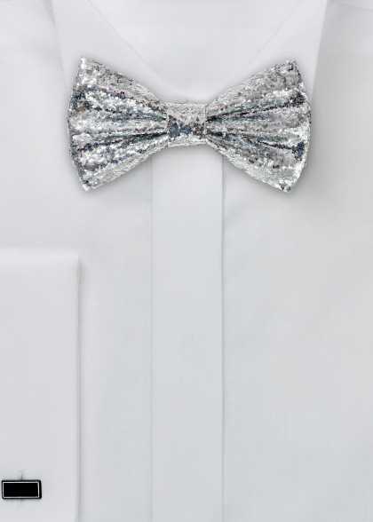 Glitterstrikje in zilver