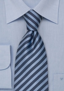 Clip stropdas in blauw