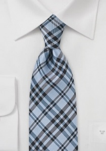 Stijlvolle stropdas met een ongewoon ijsblauw