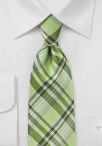 Markante stropdas met ongewoon Glencheck motief