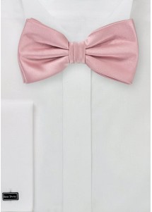 Heren vlinderstrik microfiber roze