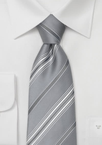 Schijnen Merchandising Leeg de prullenbak Grijze stropdas | Stropdas-Mode